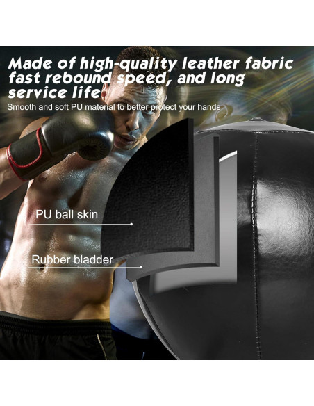 Bola de Reflexión Boxeo INNOLIFE TM-0001 17.78 cm
