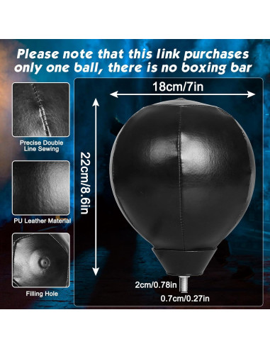 Bola de Reflexión Boxeo INNOLIFE TM-0001 17.78 cm