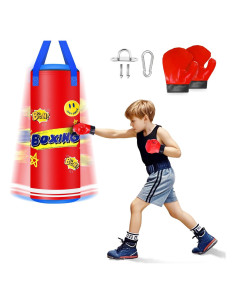 Saco de Boxeo Colgante YORWHIN 2FT para Niños con Guantes