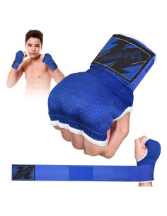 Guantes de Gel AVICORN QuickWraps Niños X-Pequeño Azul/Blanco