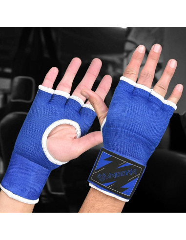 Guantes de Gel AVICORN QuickWraps Niños X-Pequeño Azul/Blanco