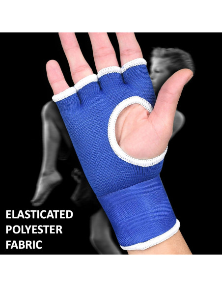 Guantes de Gel AVICORN QuickWraps Niños X-Pequeño Azul/Blanco