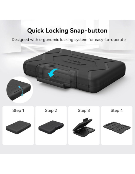 Estuche para Tarjetas de Memoria SMALLRIG 3192 Resistente al Agua