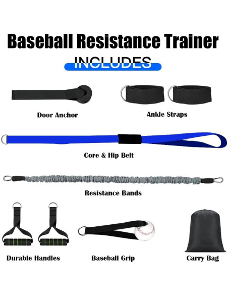 Banda de Resistencia Davllin 9-en-1 para Béisbol y Softbol