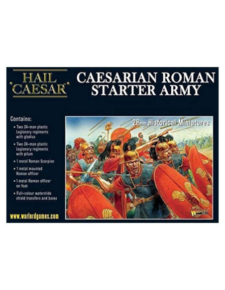 Ejército Romano Julio César Warlord Games 96 Figuras 28 mm
