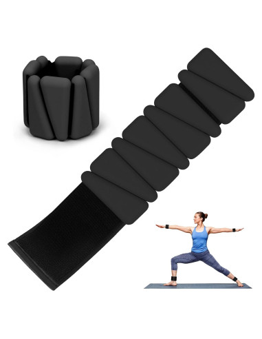 Conjunto de Pesas Ajustables Grednfhat 0.45 kg para Muñeca y Tobillo