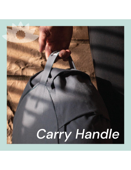 Cojín de Meditación Waterglider Redondo 35cm Relleno Trigo Sarraceno