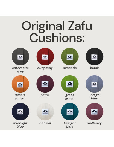 Cojín de Meditación Waterglider Redondo 35cm Relleno Trigo Sarraceno