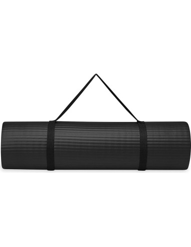 Esterilla de Yoga Gaiam Essentials 10mm Antideslizante Negra