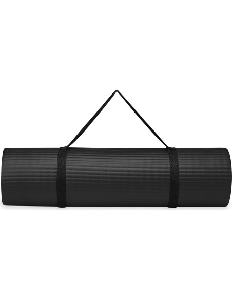 Esterilla de Yoga Gaiam Essentials 10mm Antideslizante Negra