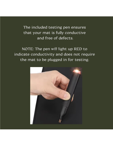 Alfombrilla de Conexión a Tierra Soliterra 67.8x24.9cm Plegable