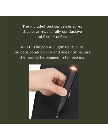 Alfombrilla de Conexión a Tierra Soliterra 67.8x24.9cm Plegable