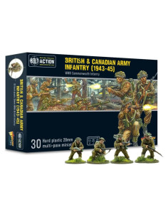 Kit de Modelo de Infantería Británica y Canadiense Warlord 1:56