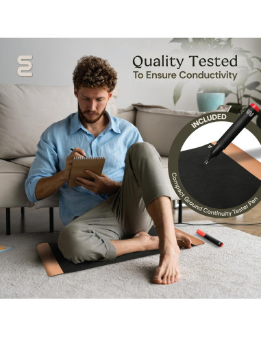 Alfombrilla de Conexión a Tierra Soliterra 67.8x24.9cm Plegable