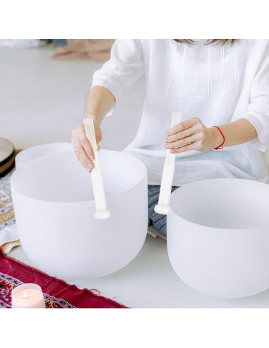 Mazo de Acrílico Transparente SUPVOX 22x3.5cm para Meditación