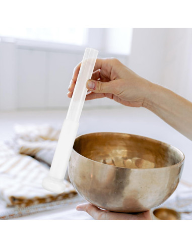 Mazo de Acrílico Transparente SUPVOX 22x3.5cm para Meditación