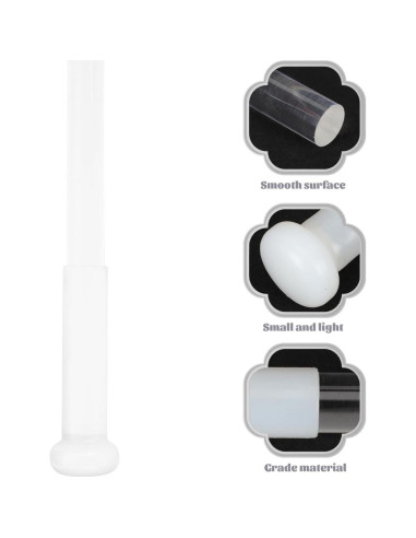 Mazo de Acrílico Transparente SUPVOX 22x3.5cm para Meditación