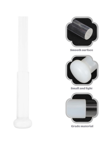 Mazo de Acrílico Transparente SUPVOX 22x3.5cm para Meditación