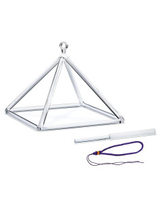 Pirámide de Canto de Cristal Hye-eun 20.32 cm Cuarzo Puro