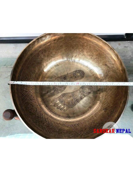 Tazón Cantante Grande 53 cm SANSKAR NEPAL Hecho a Mano