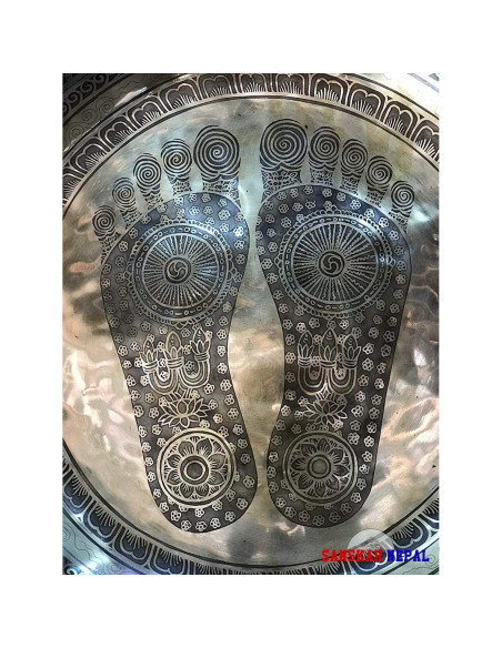 Tazón Cantante Grande 53 cm SANSKAR NEPAL Hecho a Mano