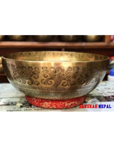Tazón Cantante Grande 53 cm SANSKAR NEPAL Hecho a Mano