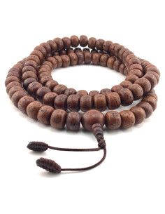 Collar Japa Mala de Semilla de Bodhi Healing Lama 108 cuentas