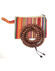 Collar Japa Mala de Semilla de Bodhi Healing Lama 108 cuentas 2