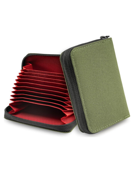 Billetera Minimalista TACTICAL GEEK PC1 Nylon Verde 9 Ranuras