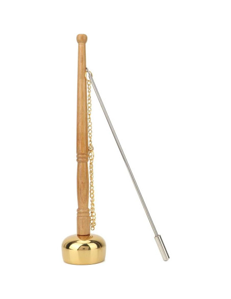 Campana de Mano Pssopp de Bronce para Meditación y Oración