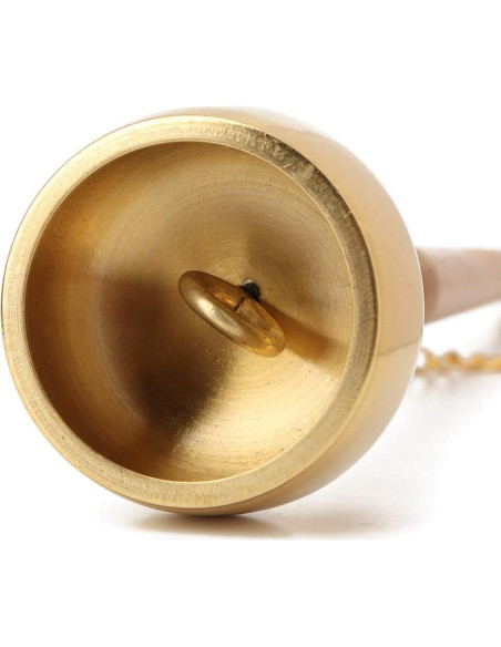 Campana de Mano Pssopp de Bronce para Meditación y Oración