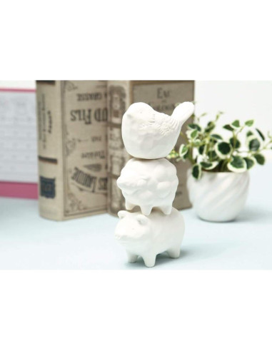 Difusor de Aceite Esencial Cerámica Terra - Set de 3 Piezas