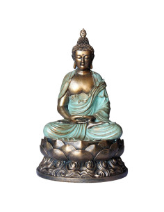 Estatua de Buda Dorado 21 cm Angel Shine para Decoración