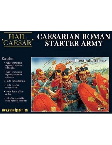 Ejército Romano Julio César Warlord Games 96 Figuras 28 mm