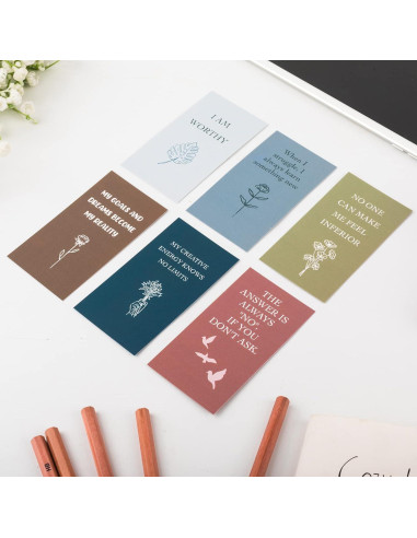 100 Tarjetas de Afirmación BRYTEFY para Meditación y Estrés