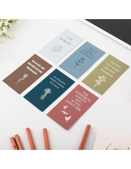 100 Tarjetas de Afirmación BRYTEFY para Meditación y Estrés