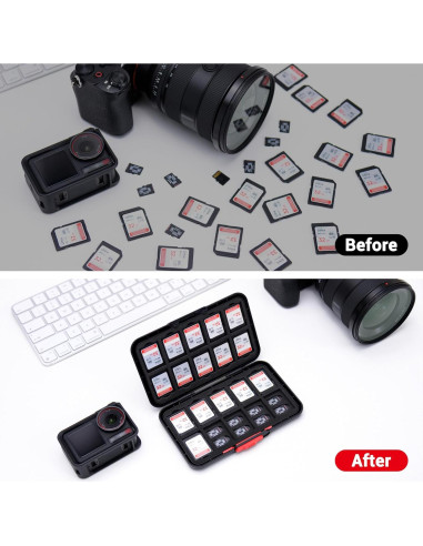 Estuche para Tarjetas de Memoria Jinjiacheng KCB-60ST, 60 Slots