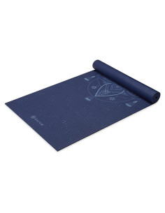 Esterilla de Yoga Gaiam Premium 6mm Antideslizante Azul