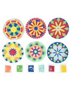 Kits de Manualidades de Pintura de Arena Mandala Podzly - 24 Piezas