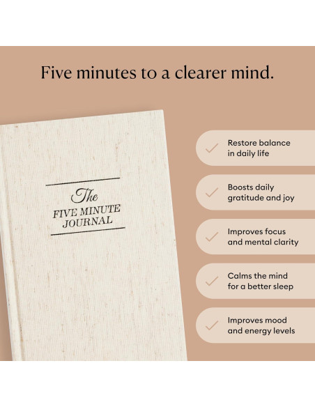 Diario de Gratitud Intelligent Change 6 Meses A5 Lino Original