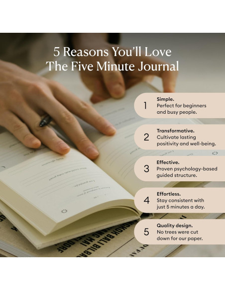 Diario de Gratitud Intelligent Change 6 Meses A5 Lino Original