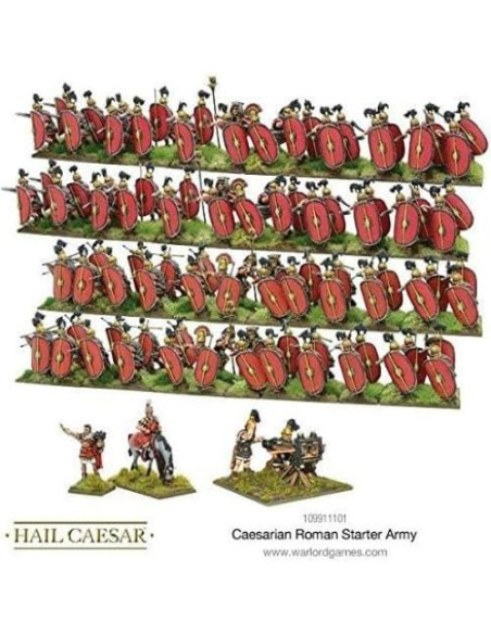 Ejército Romano Julio César Warlord Games 96 Figuras 28 mm