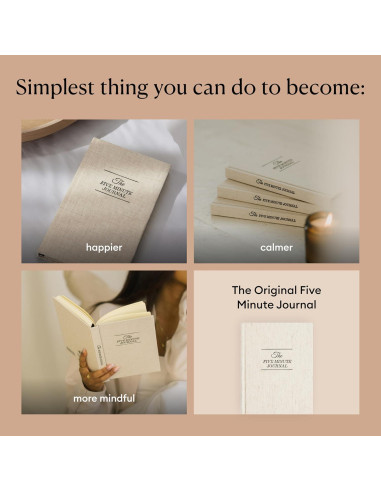 Diario de Gratitud Intelligent Change 6 Meses A5 Lino Original