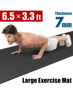 Alfombrilla de Yoga Japard 2.1m x 0.9m 7mm Antideslizante 2