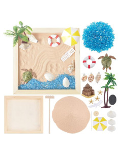 Kit Jardín Zen Mini WEBEEDY 15x15cm con Arena y Accesorios