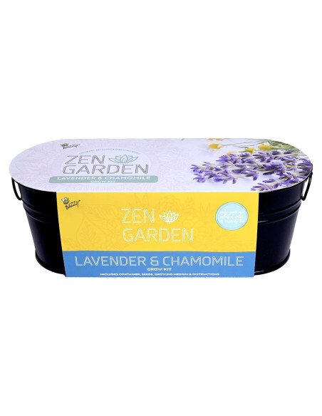Kit de Jardín Zen Buzzy - Semillas de Manzanilla y Lavanda