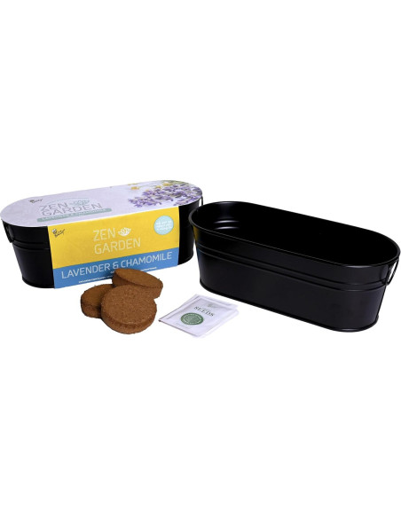 Kit de Jardín Zen Buzzy - Semillas de Manzanilla y Lavanda