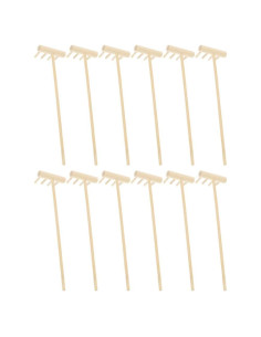 Rastrillos de Jardín Zen GANAZONO 12pcs de Bambú 14cm