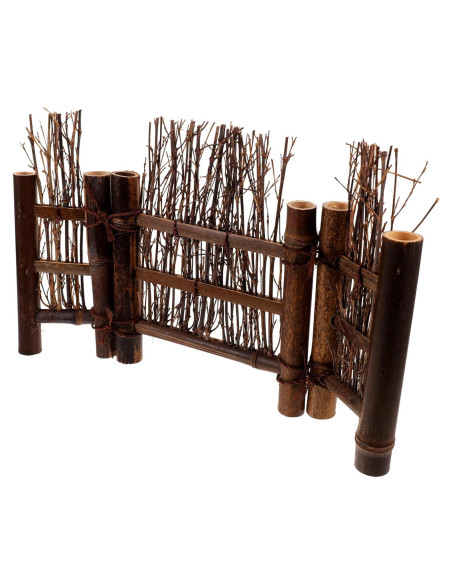 Cerca de Bambú Miniatura COHEALI 38x22.5cm Decoración Zen