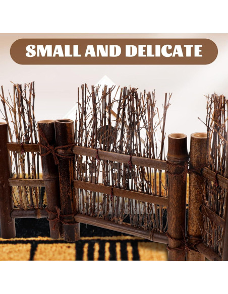 Cerca de Bambú Miniatura COHEALI 38x22.5cm Decoración Zen